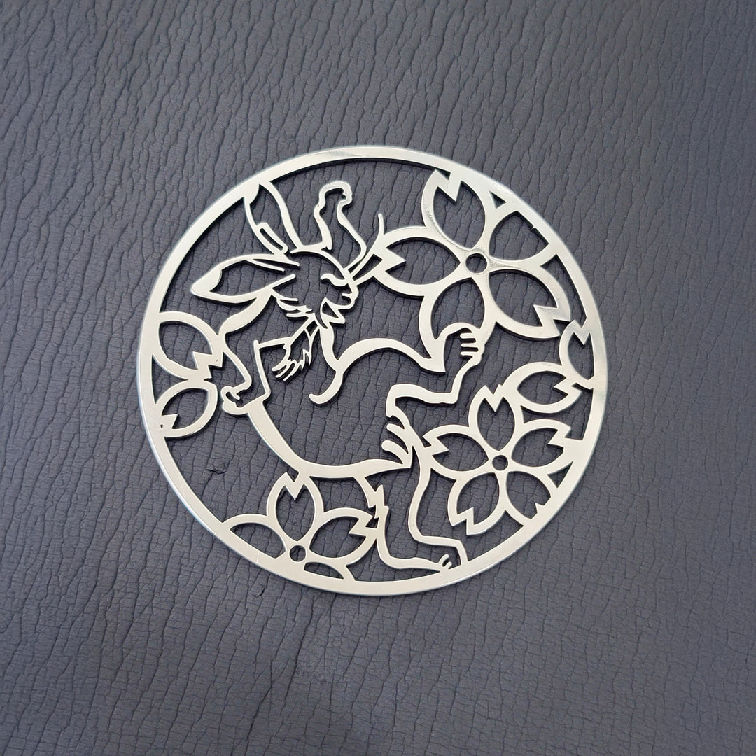 桜に兎・紅葉に蛙2枚セット