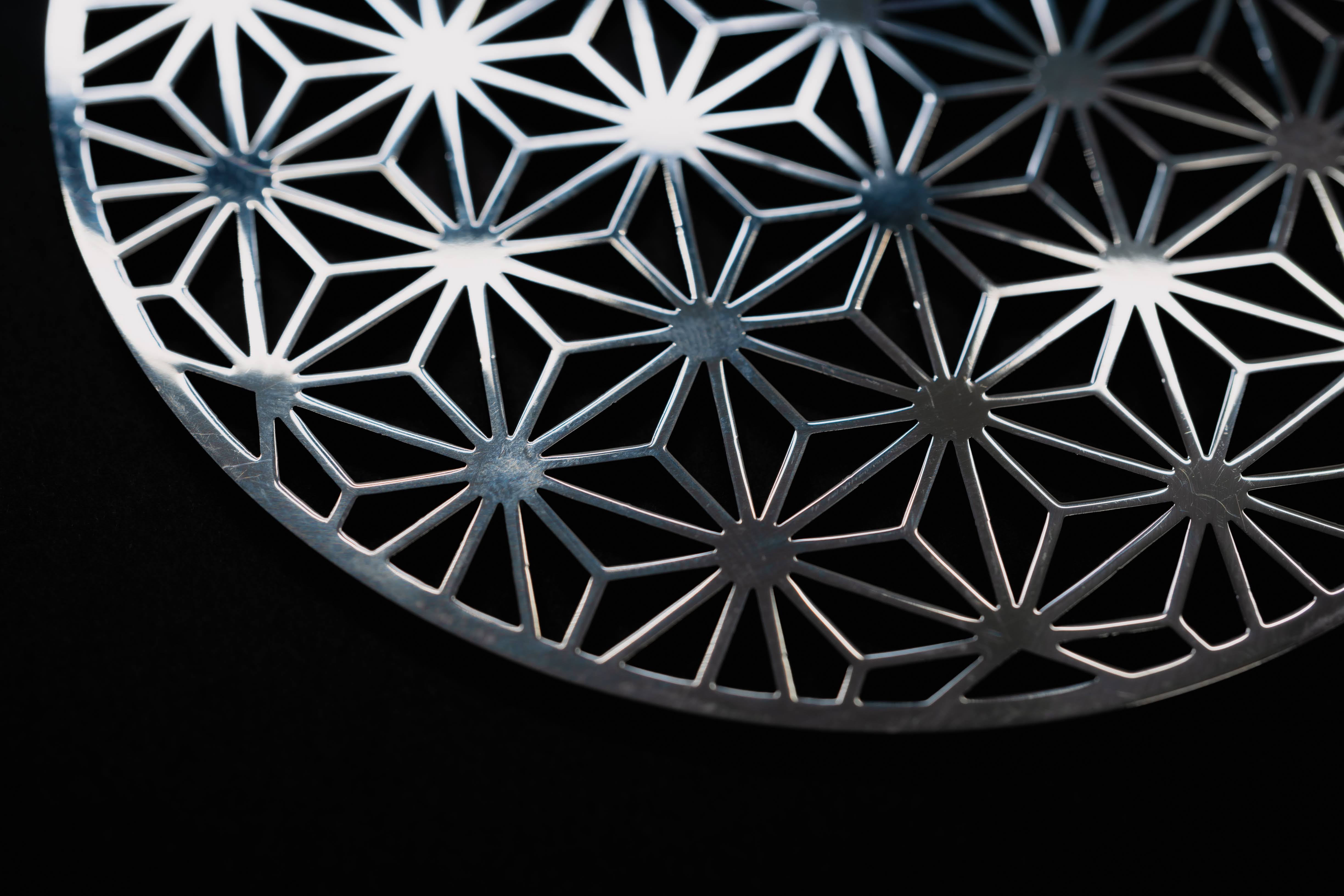 ステンレスコースター「麻の葉」 – metallico