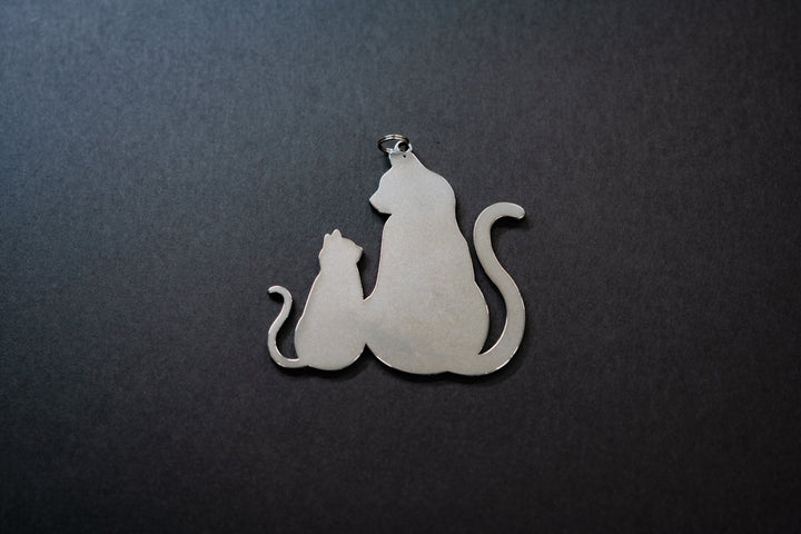 2匹の猫　